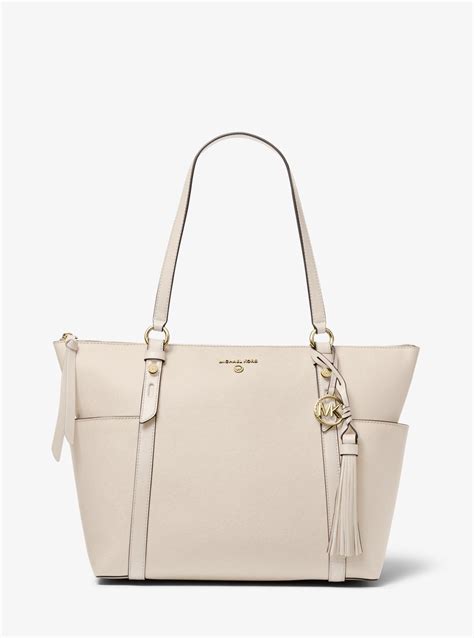 michael kors shopper sullivan large|Sullivan Large Saffiano Leather Tote Bag .